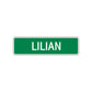 Lilian Street Sign Plate