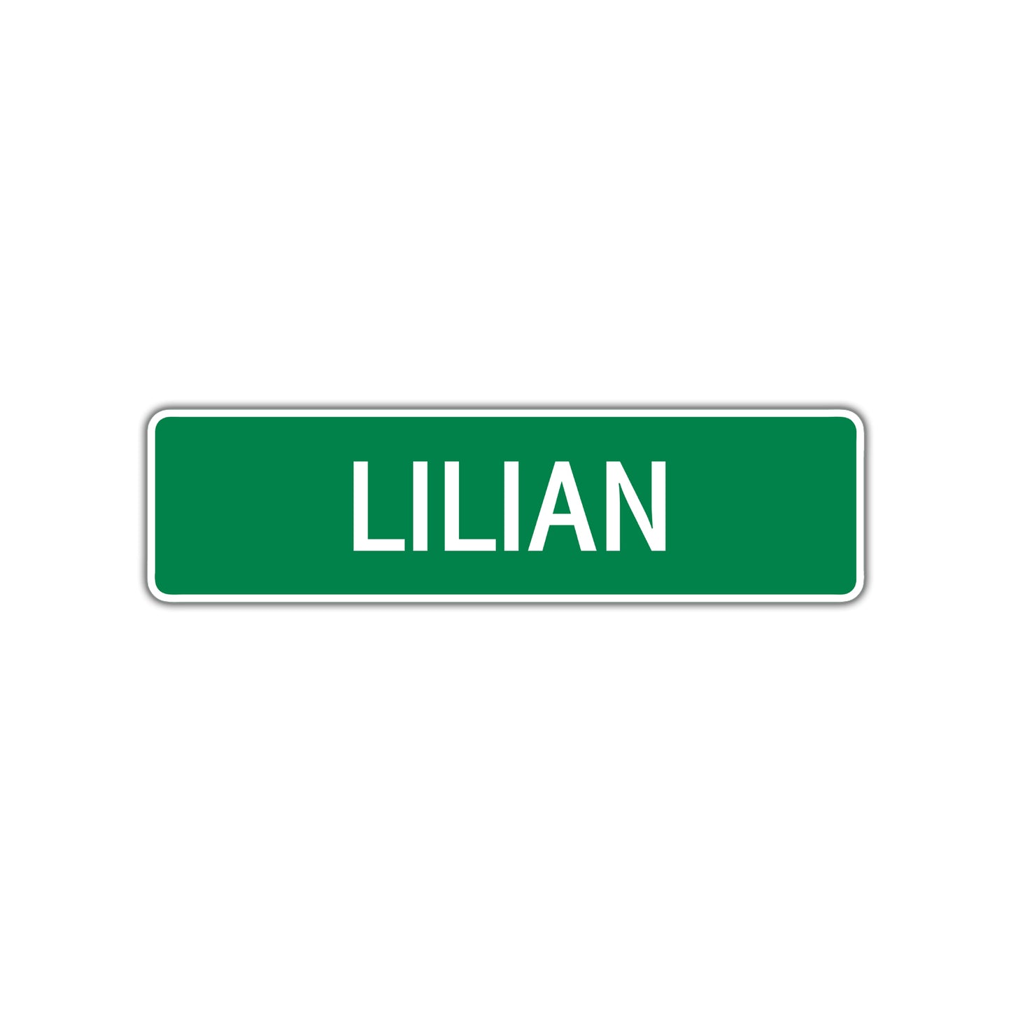 Lilian Street Sign Plate