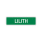 Lilith Street Sign Plate