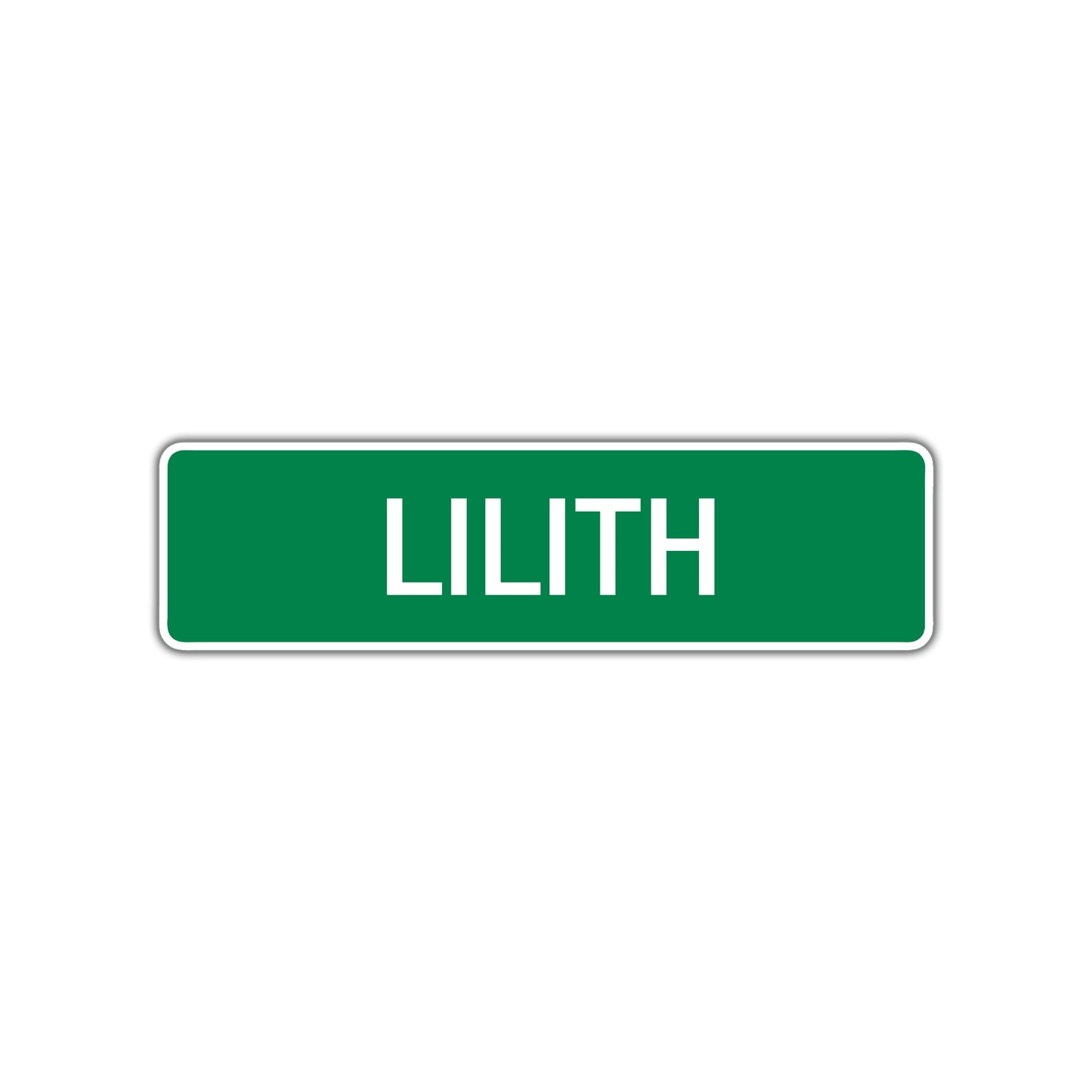 Lilith Street Sign Plate