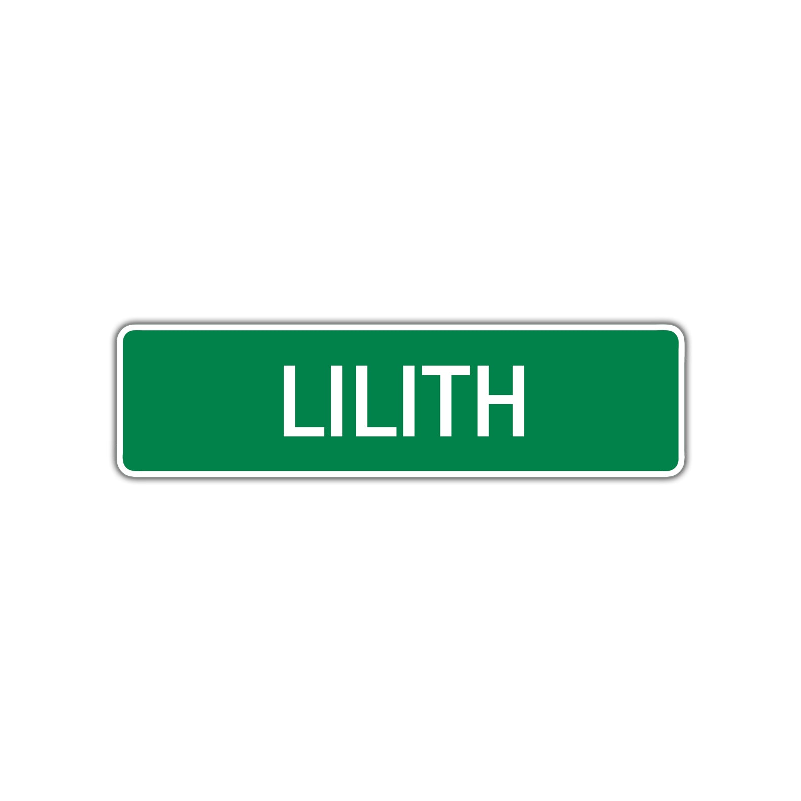 Lilith Street Sign Plate