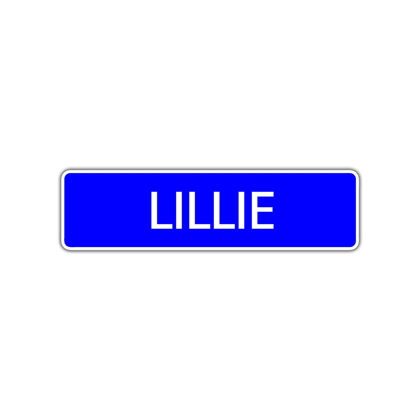 Lillie Street Metal Sign Plate