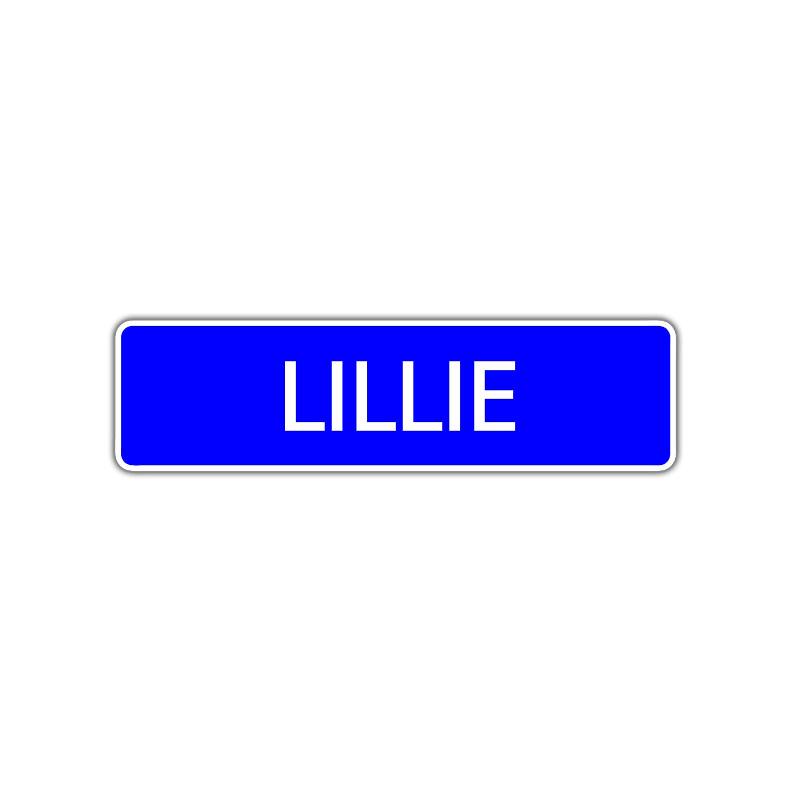 Lillie Street Metal Sign Plate