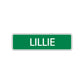 Lillie Street Sign Plate
