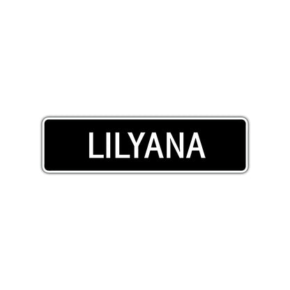 Lilyana Street Metal Sign 