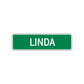 Linda Street Sign Plate