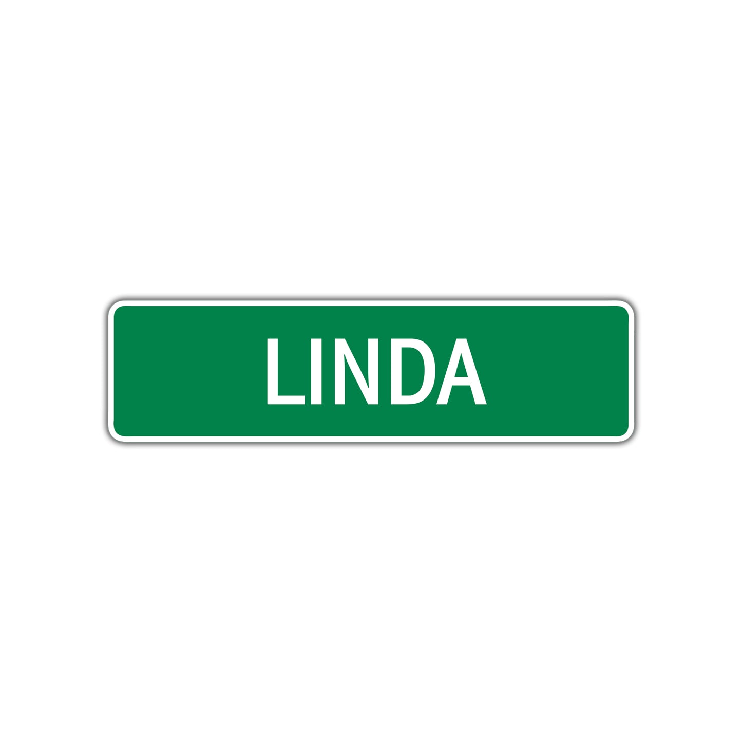 Linda Street Sign Plate