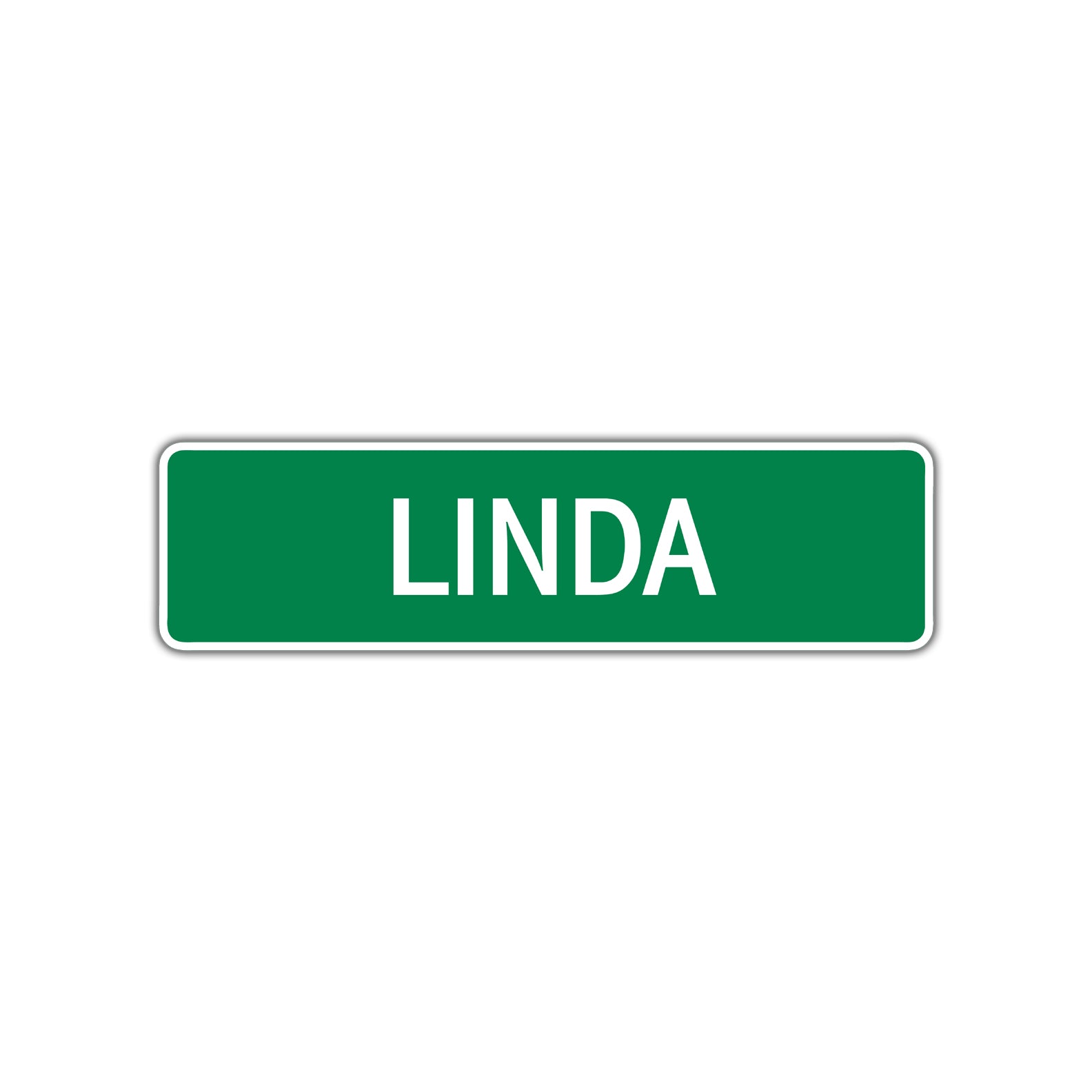 Linda Street Sign Plate