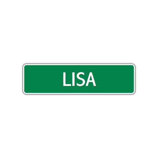 Lisa Street Sign