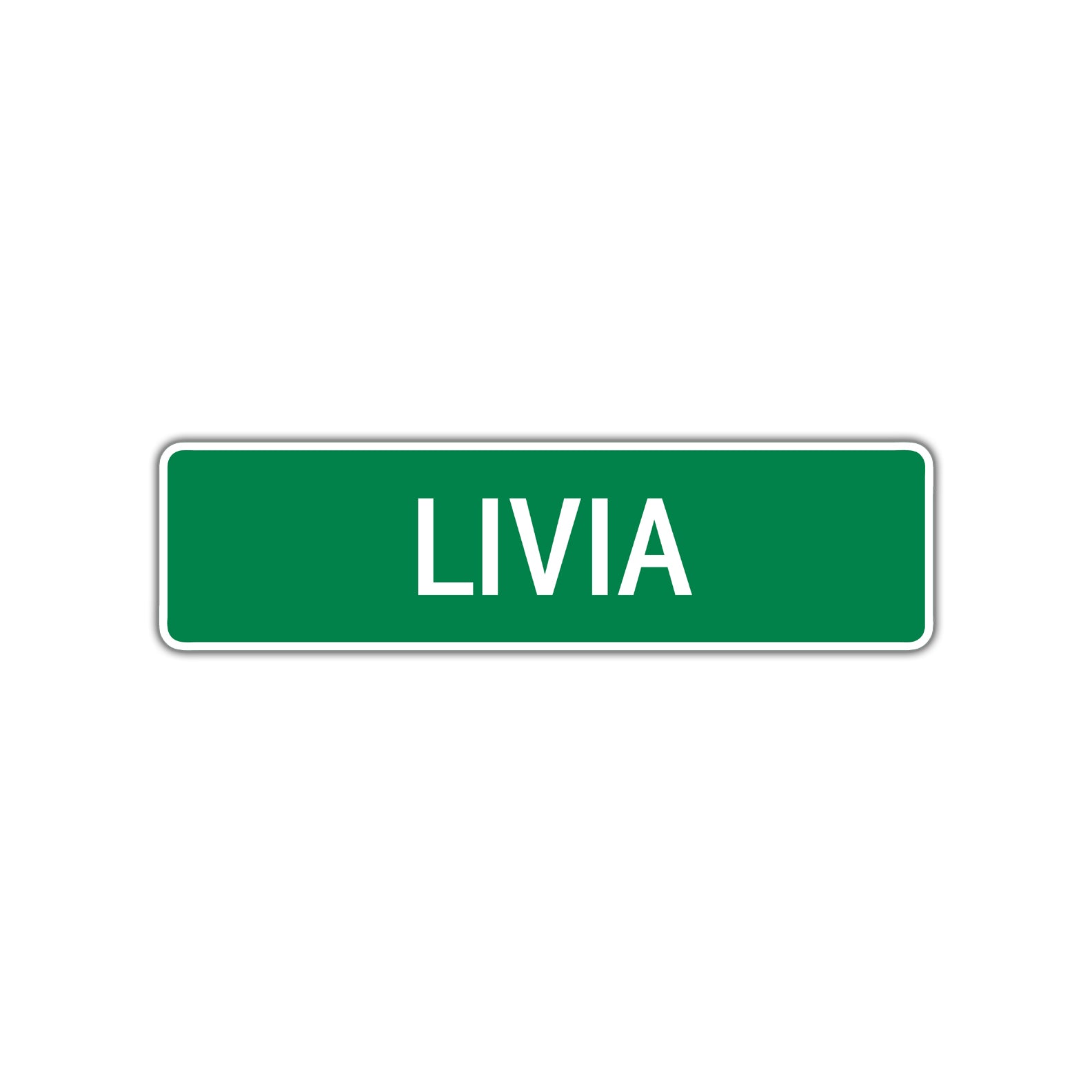 Livia Street Sign