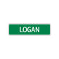 Logan Street Sign Plate