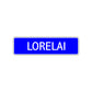 Lorelai Street Metal Sign Plate