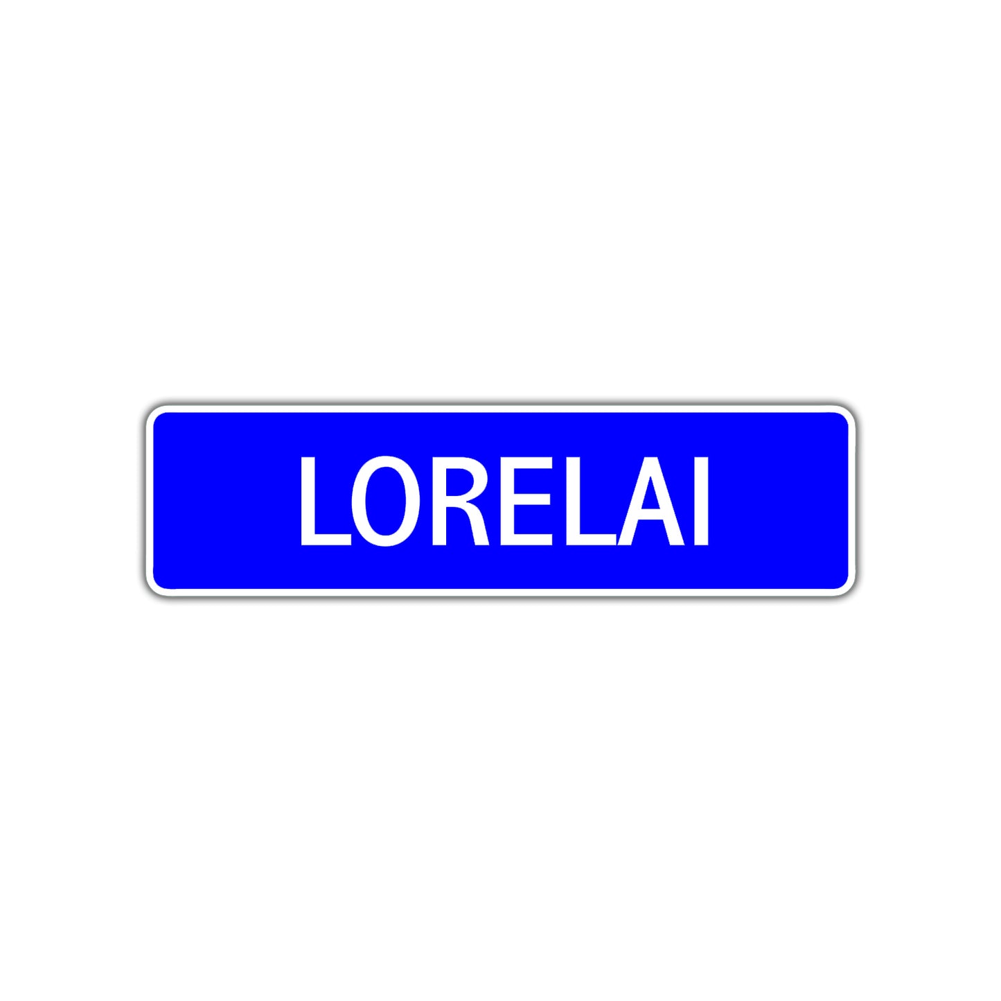Lorelai Street Metal Sign Plate