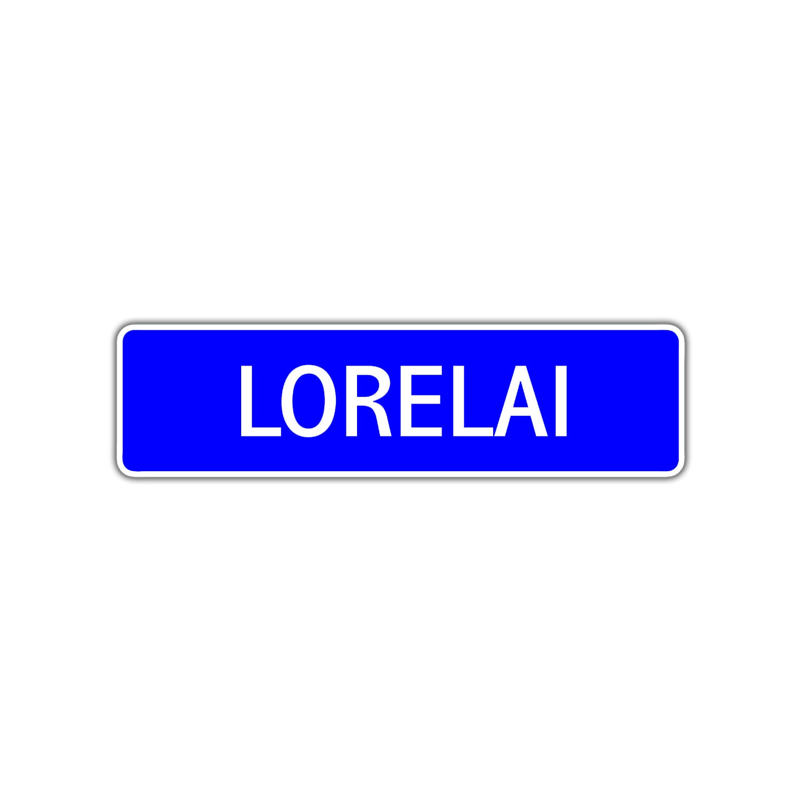 Lorelai Street Metal Sign Plate