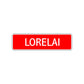 Lorelai Street Sign