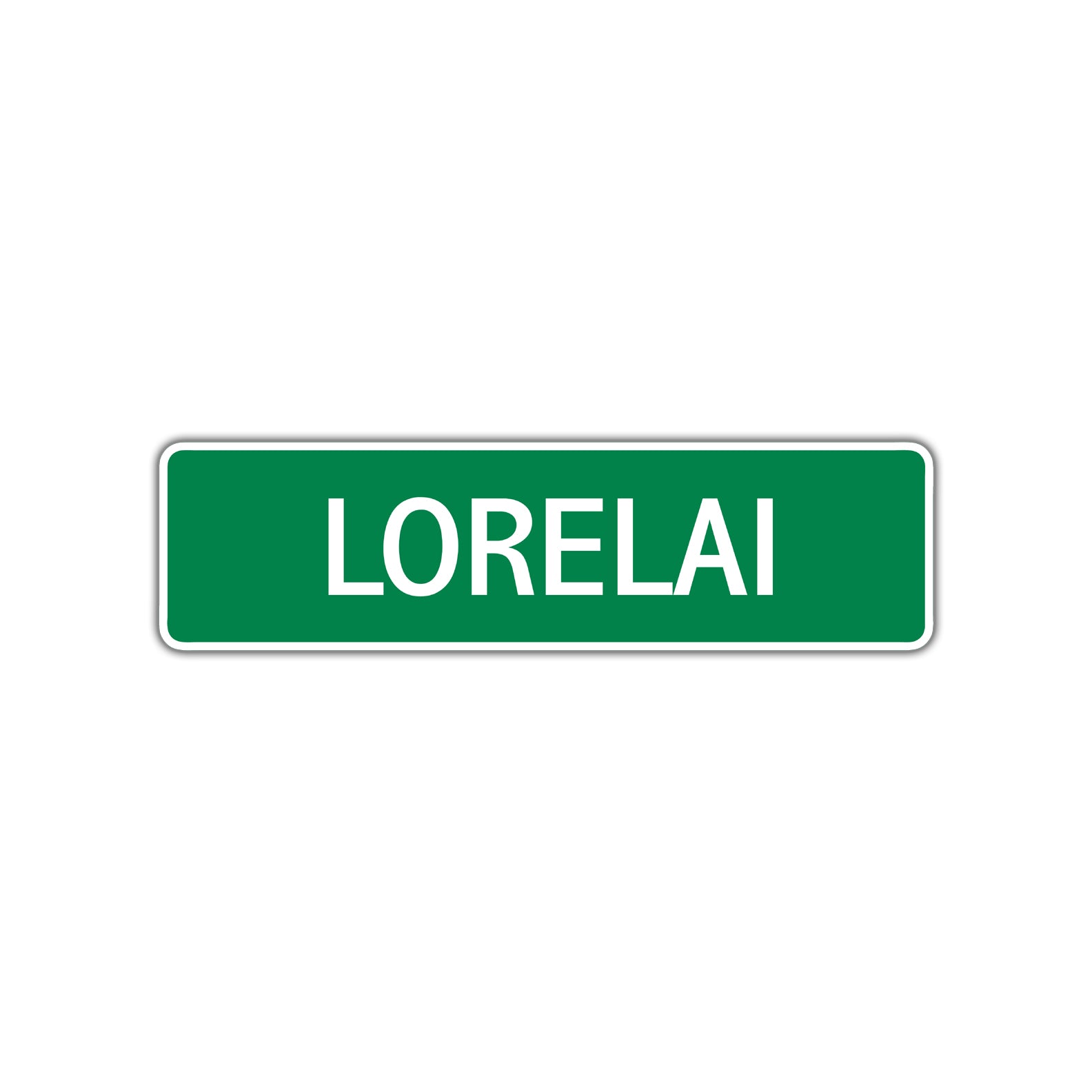 Lorelai Street Sign Plate