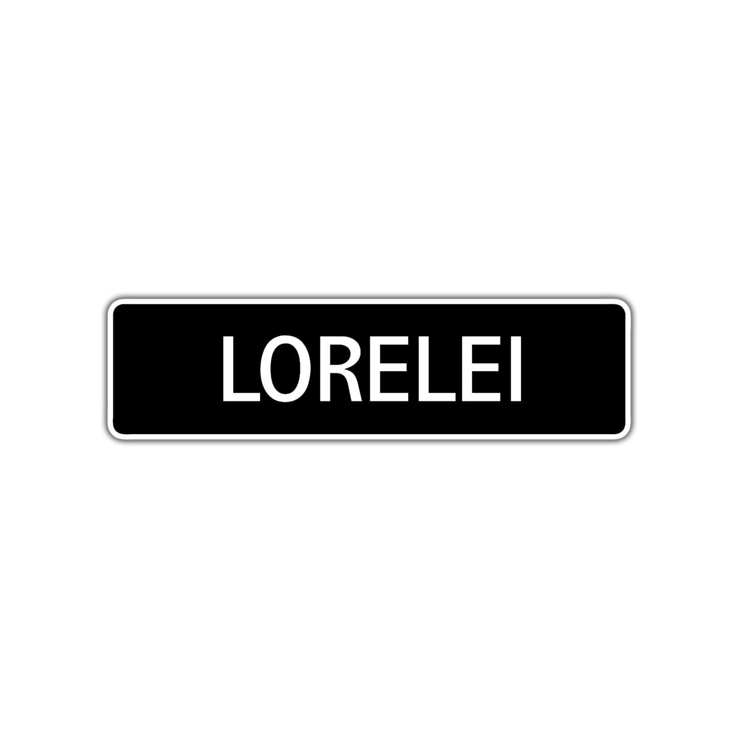 Lorelei Street Metal Sign  
