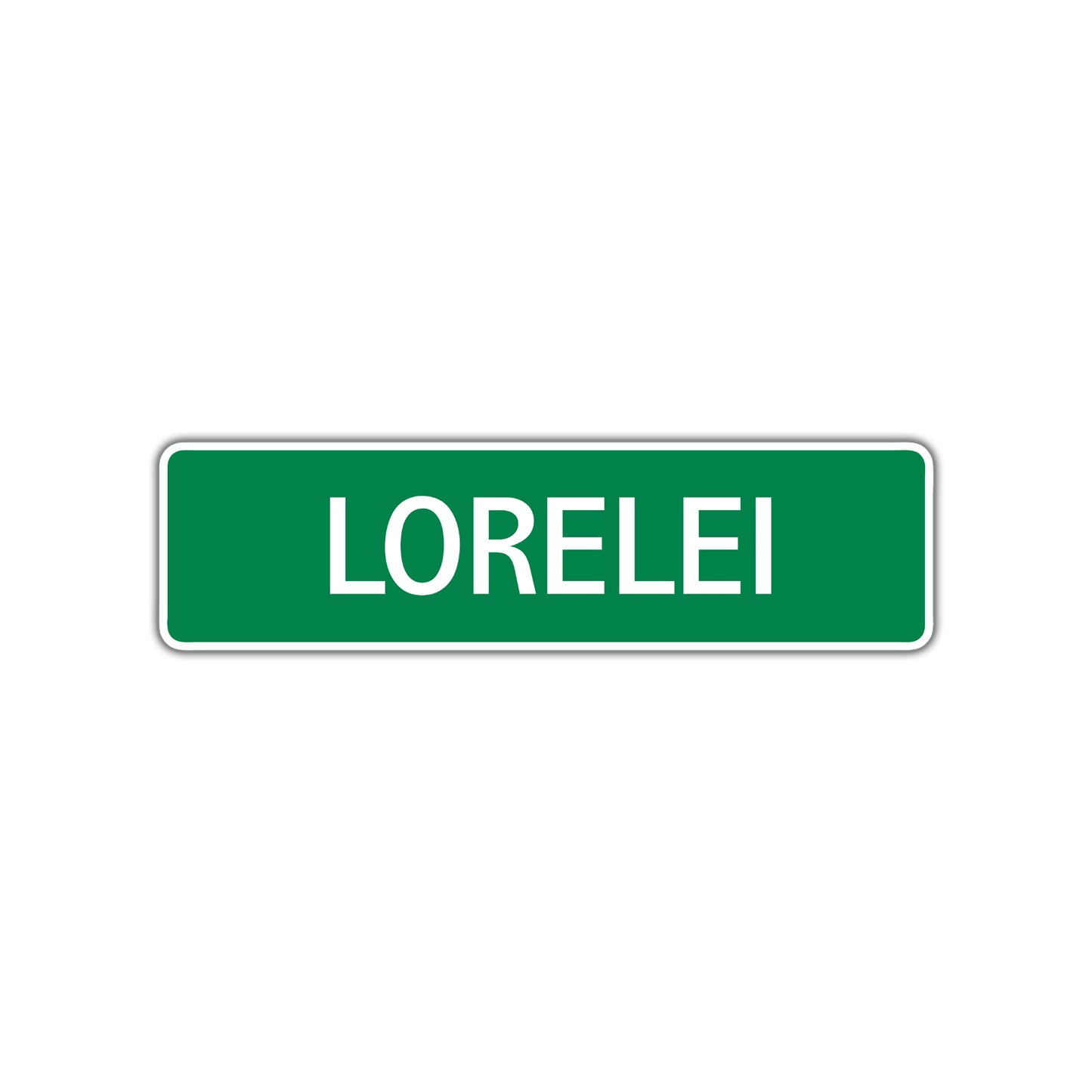 Lorelei Street Sign Plate