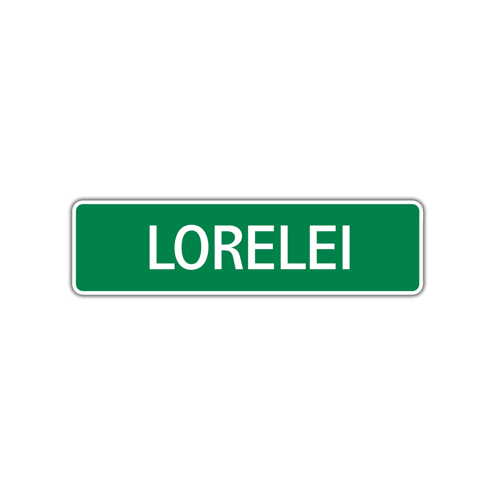 Lorelei Street Sign Plate