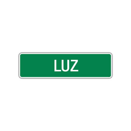 Luz Street Sign