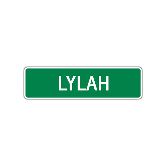 Lylah Street Sign 