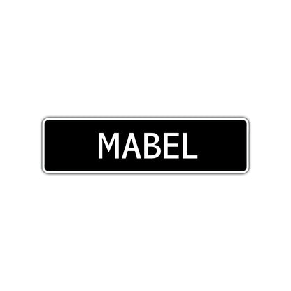 Mabel Street Metal Sign