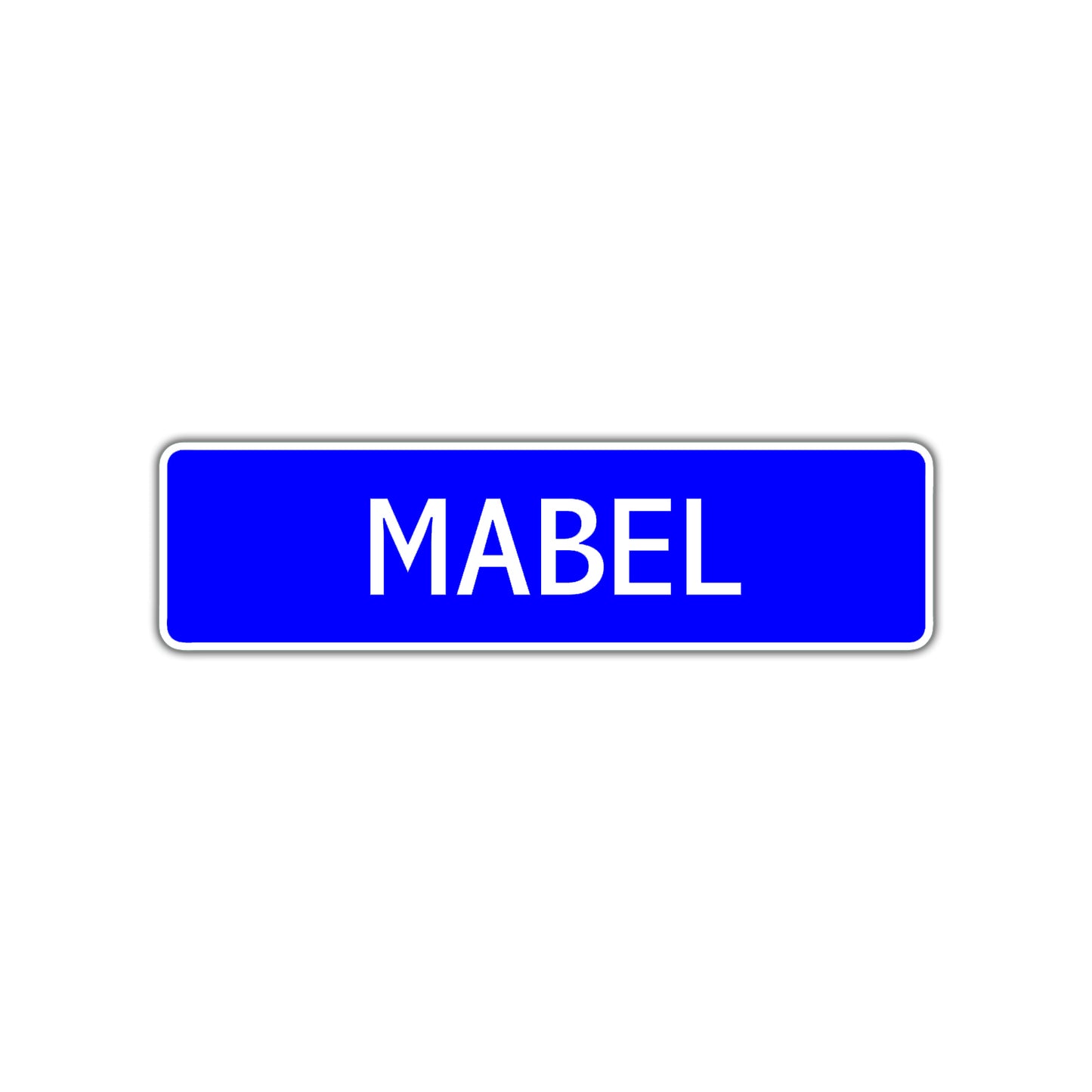 Mabel Street Metal Sign Plate