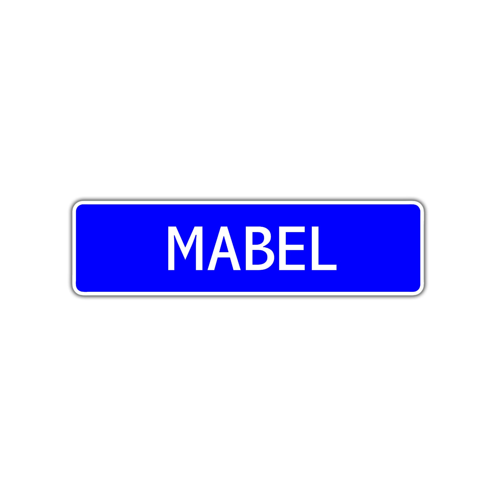 Mabel Street Metal Sign Plate