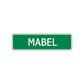 Mabel Street Sign Plate