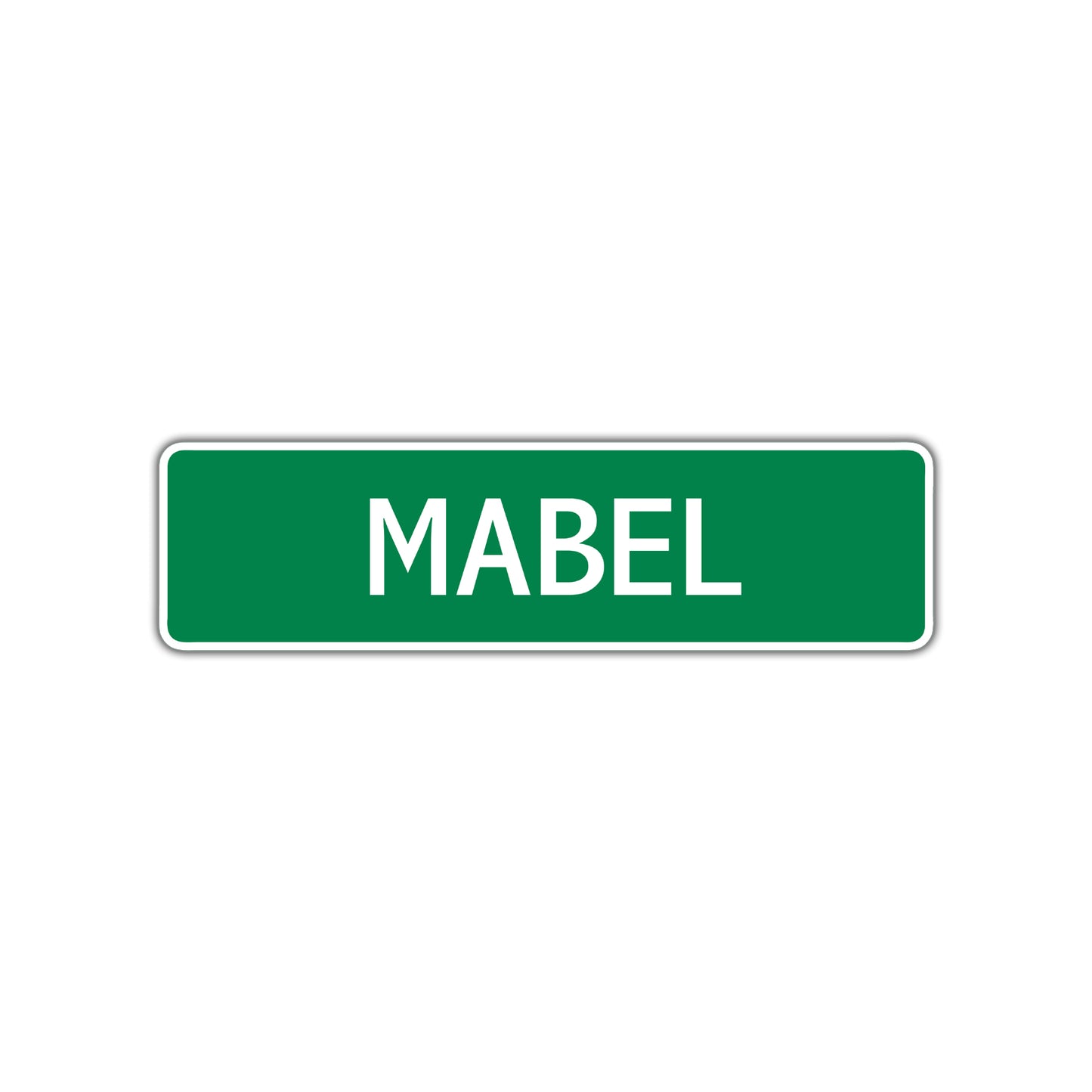 Mabel Street Sign Plate