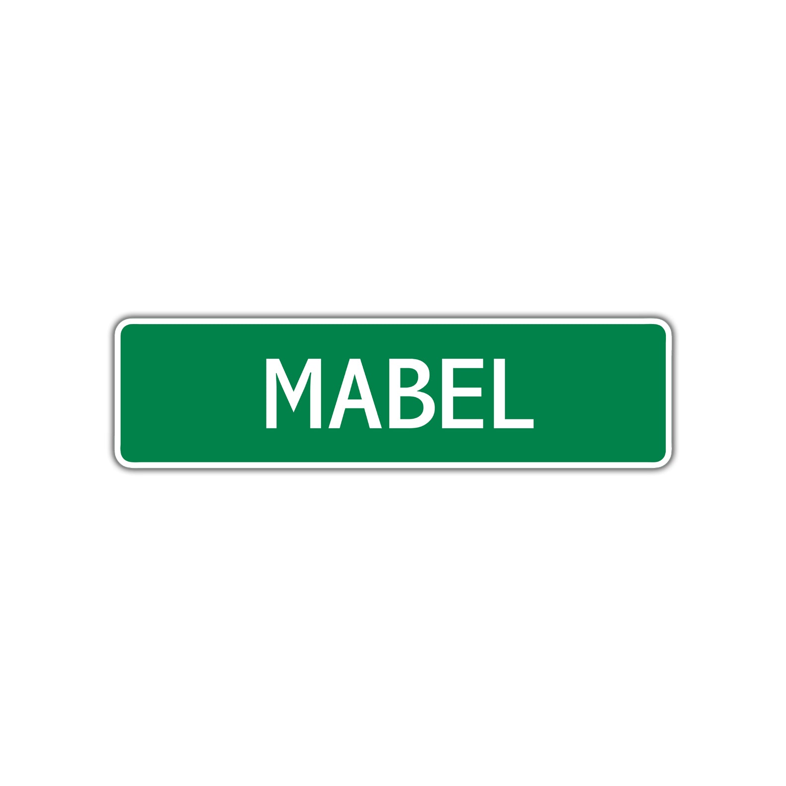 Mabel Street Sign Plate