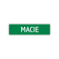 Macie Street Sign Plate