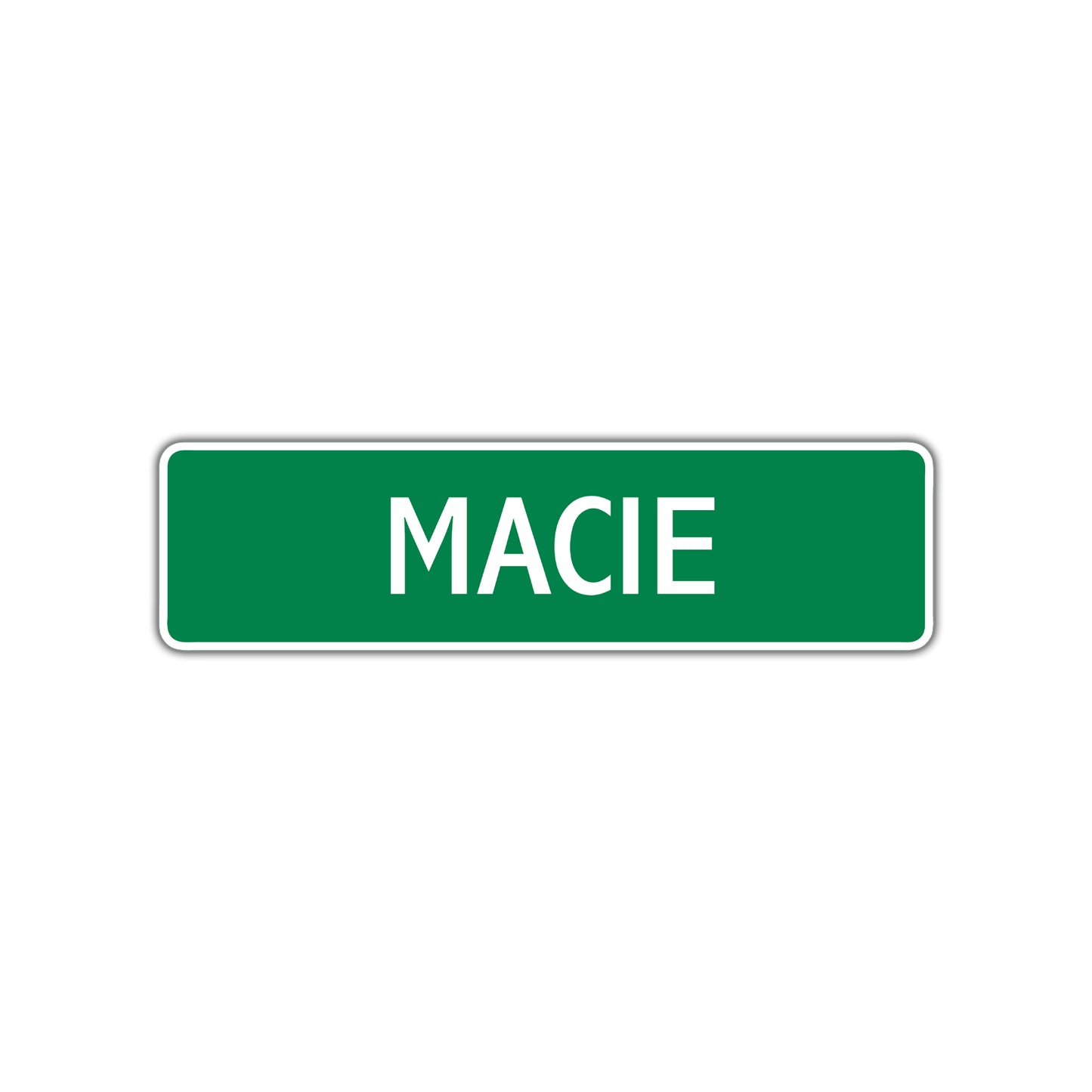 Macie Street Sign Plate