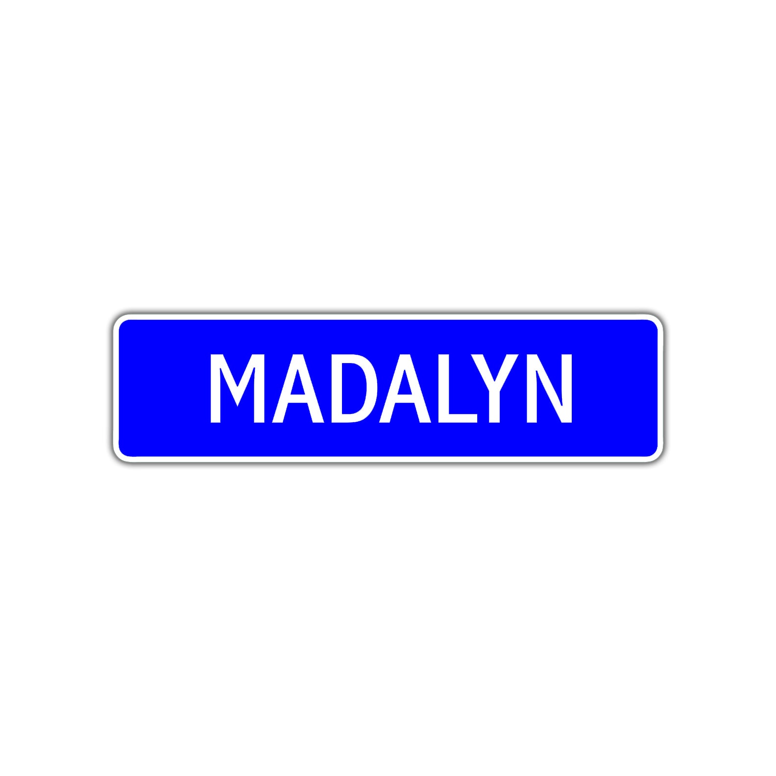 Madalyn Street Metal Sign Plate