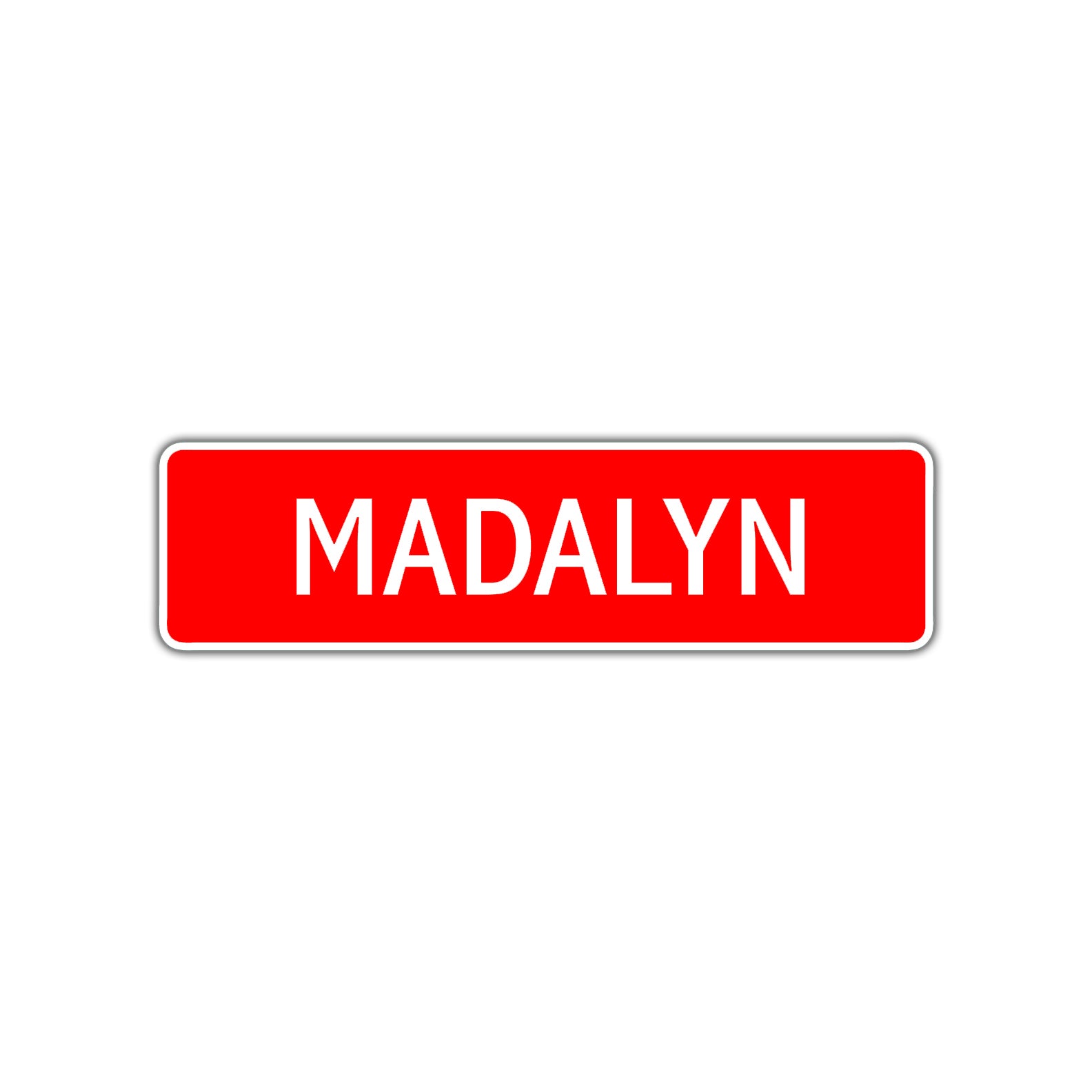 Madalyn Street Sign