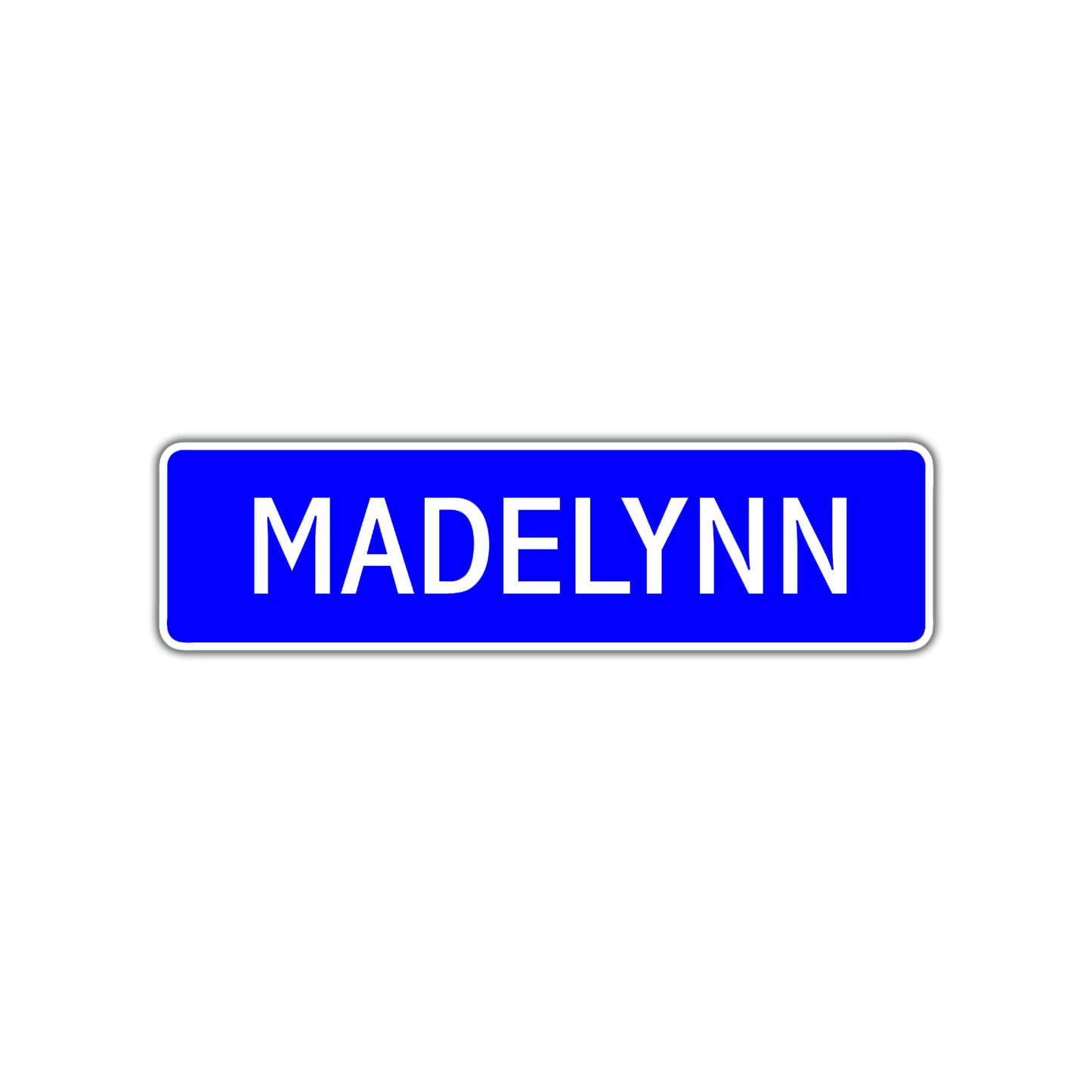 Madelynn Street Metal Sign Plate