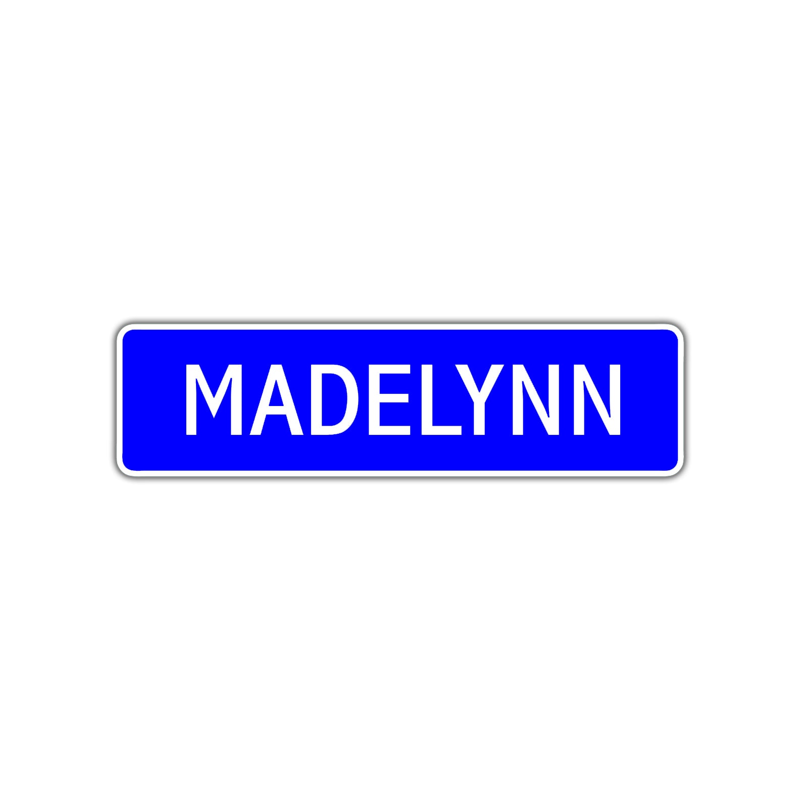Madelynn Street Metal Sign Plate