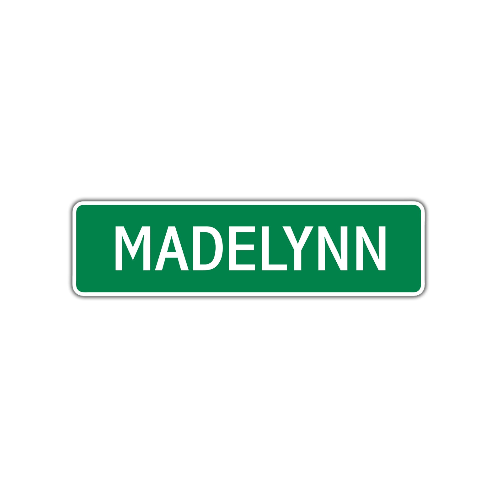 Madelynn Street Sign Plate