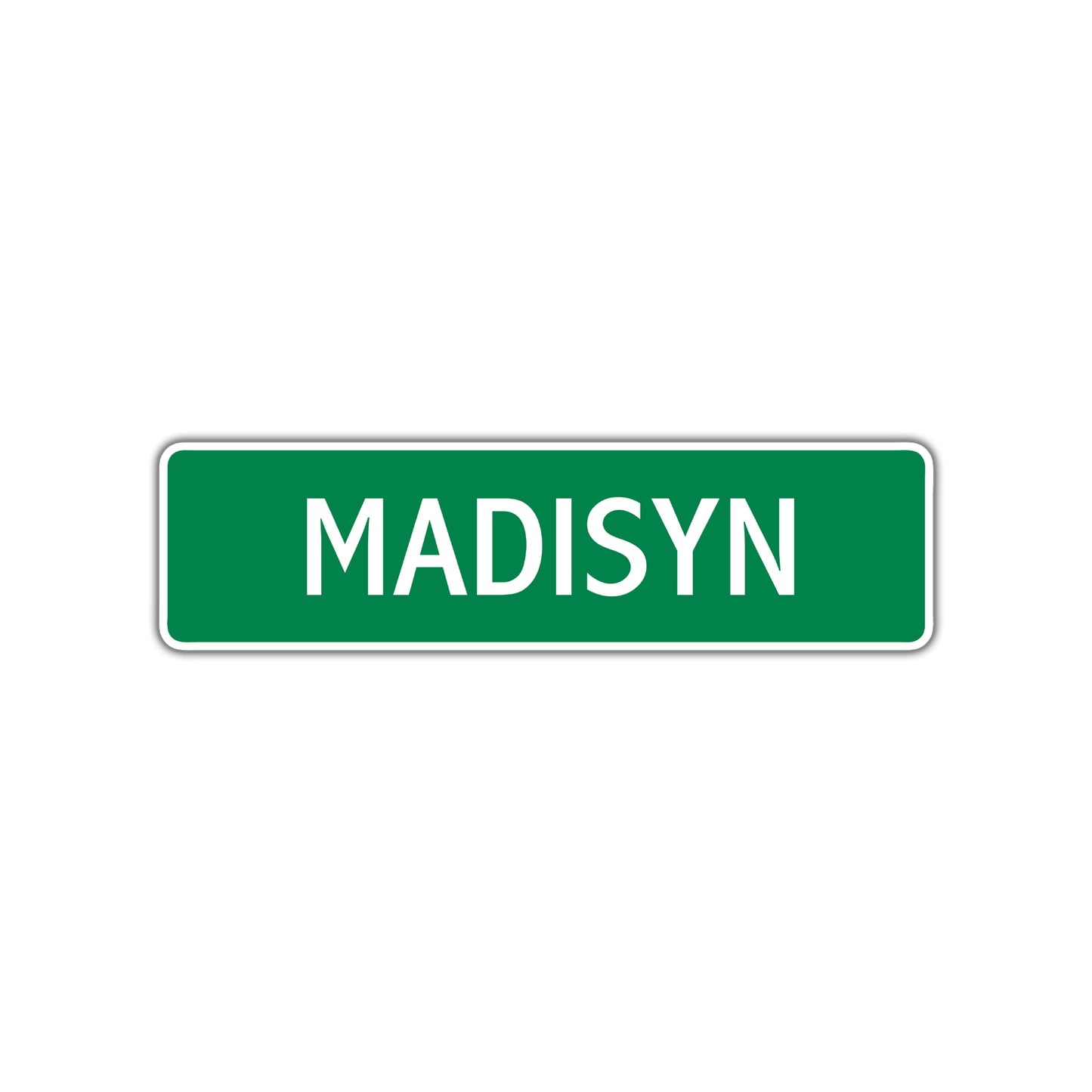 Madisyn Street Sign Plate