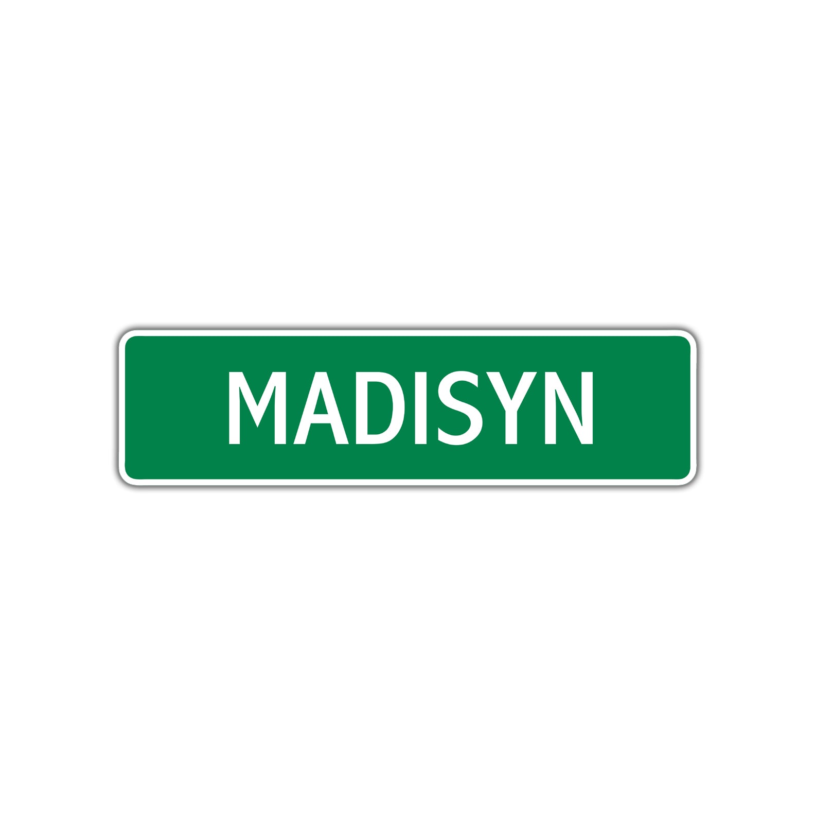 Madisyn Street Sign Plate