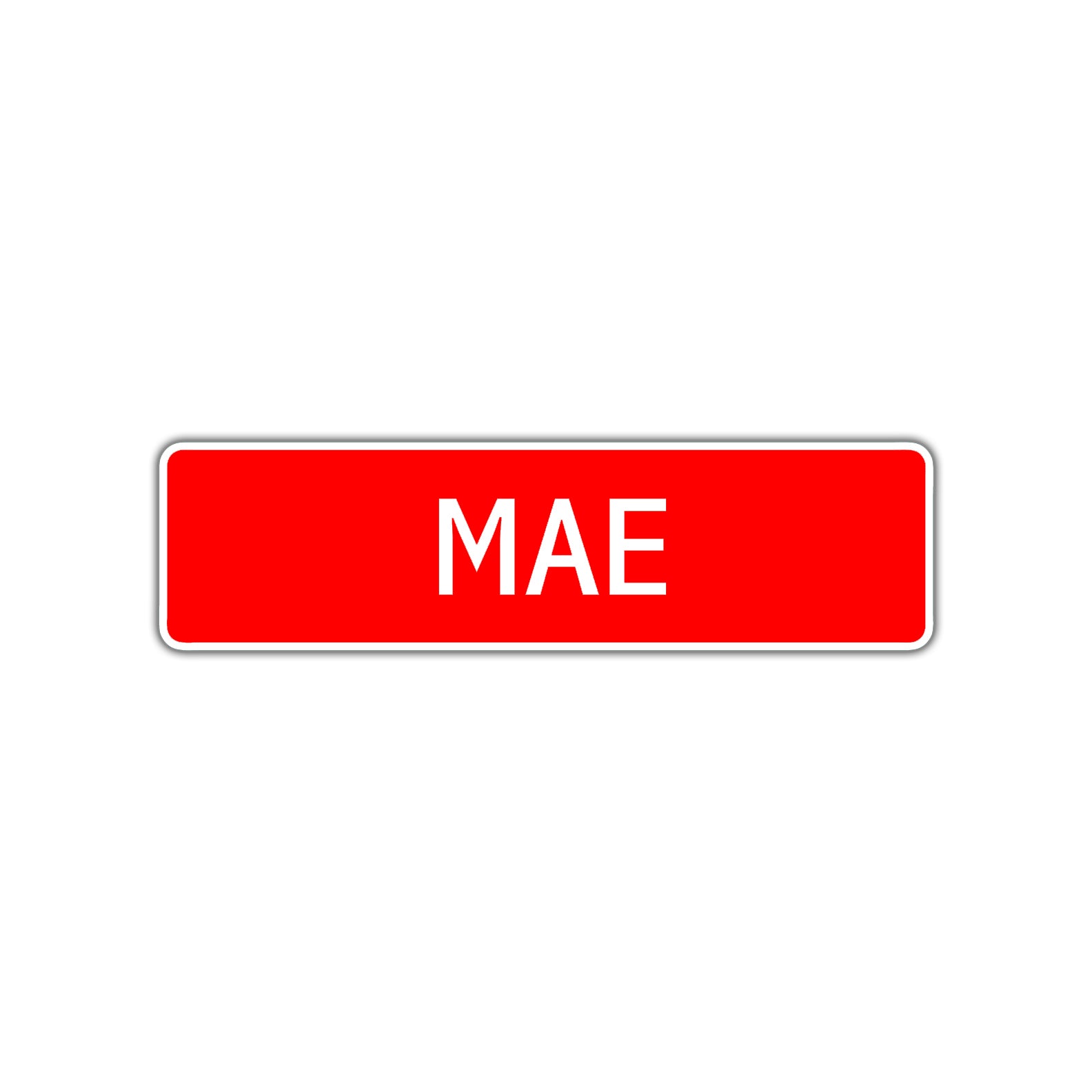 Mae Street Sign