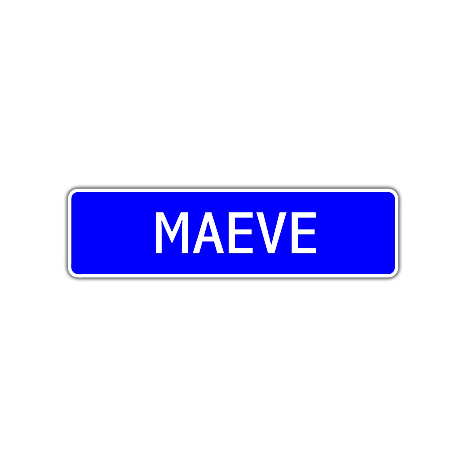 Maeve Street Metal Sign Plate