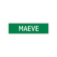 Maeve Street Sign Plate