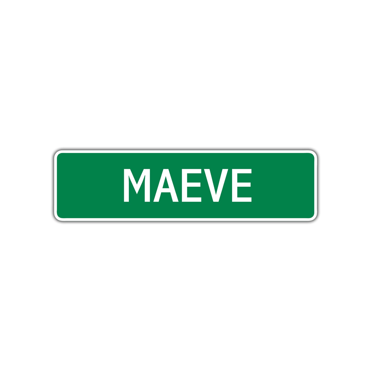 Maeve Street Sign Plate