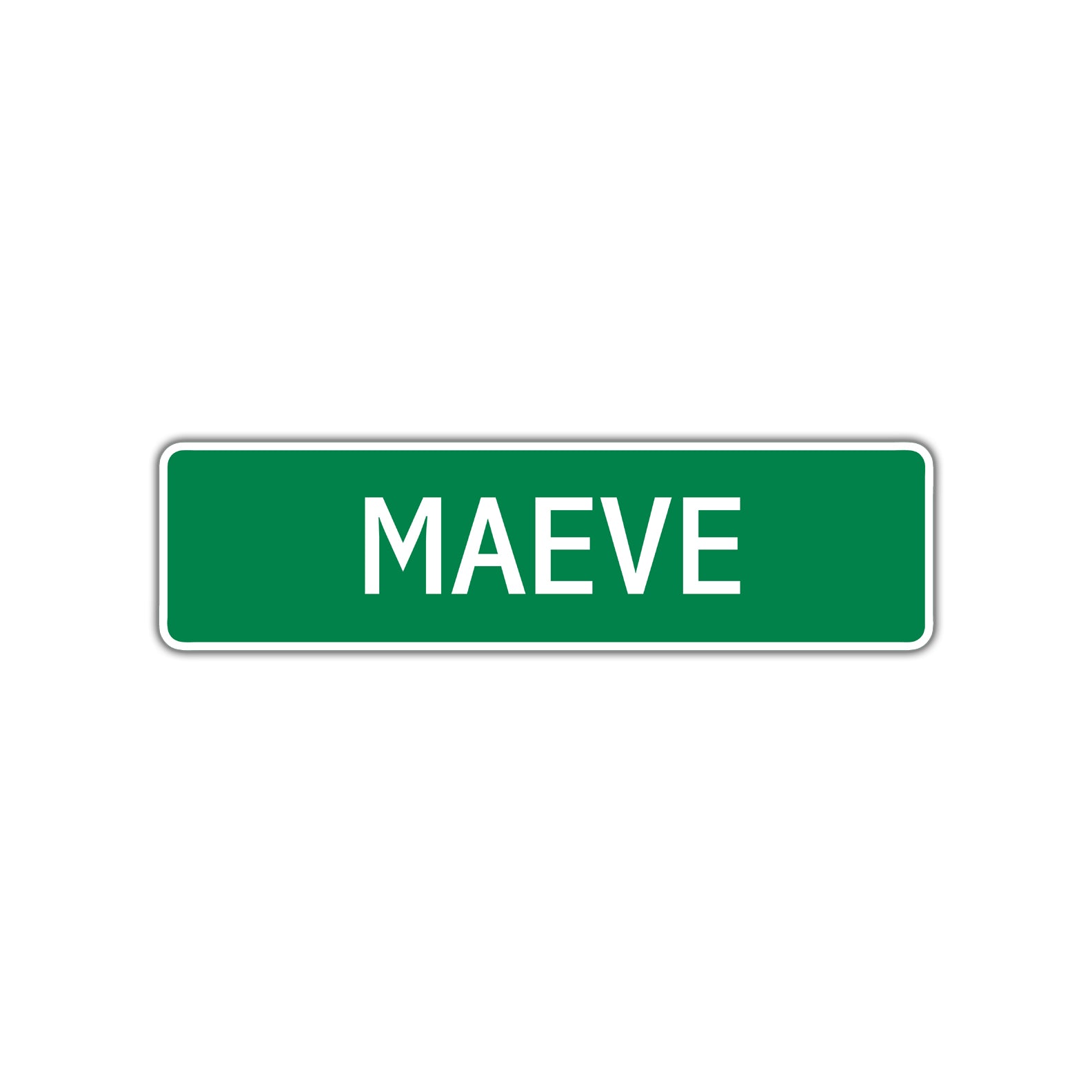 Maeve Street Sign Plate
