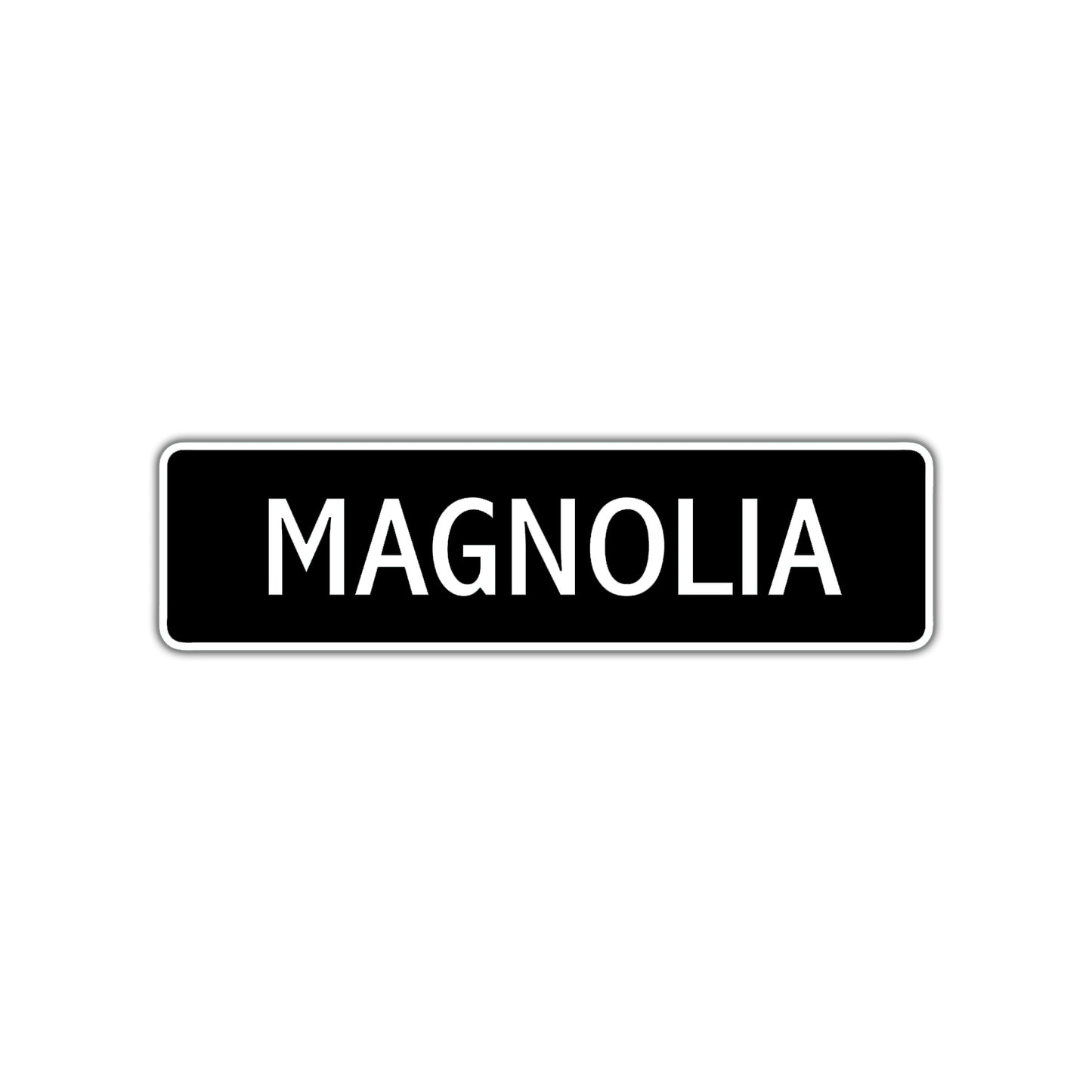Magnolia Street Metal Sign  