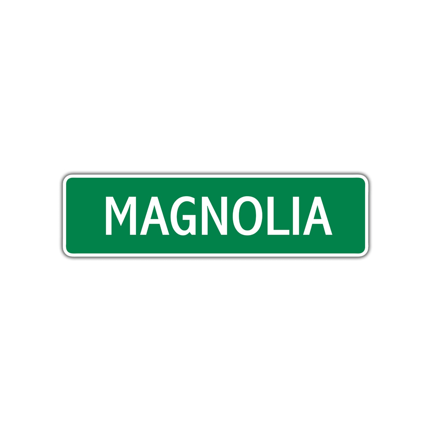 Magnolia Street Sign Plate