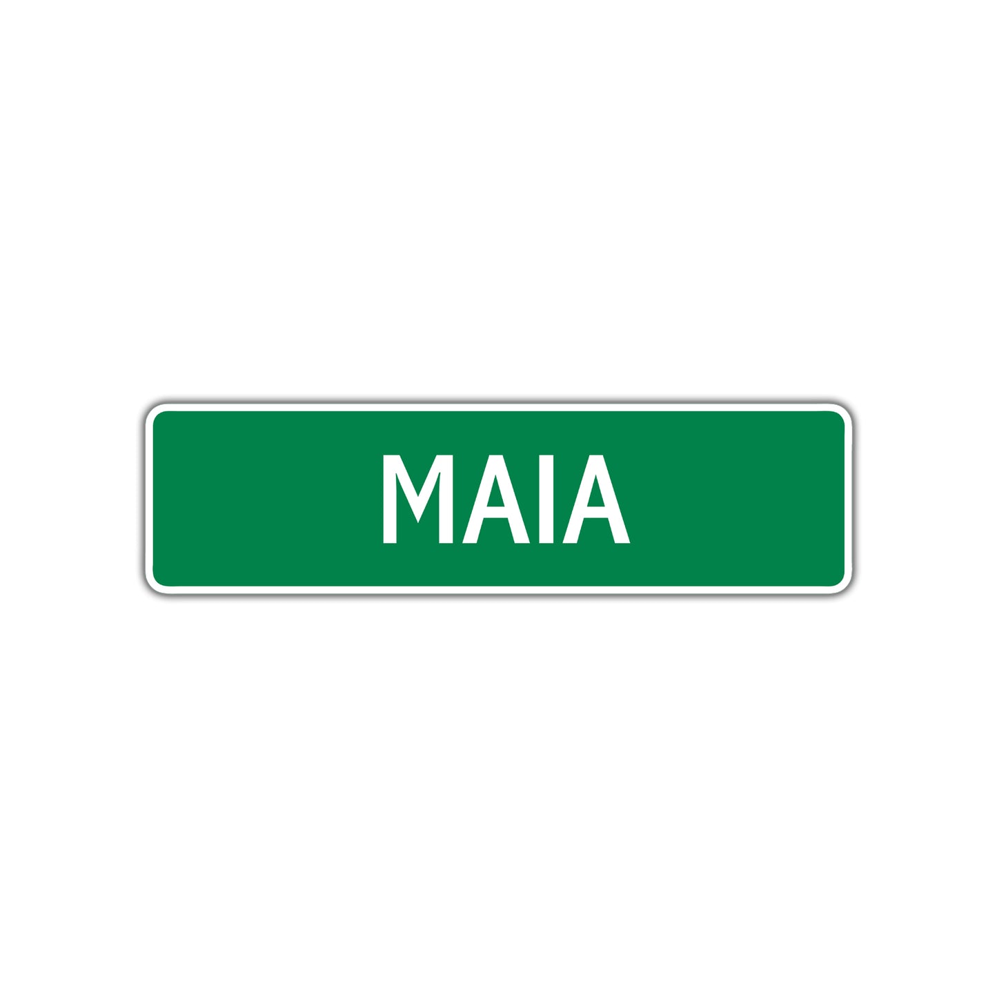 Maia Street Sign Plate