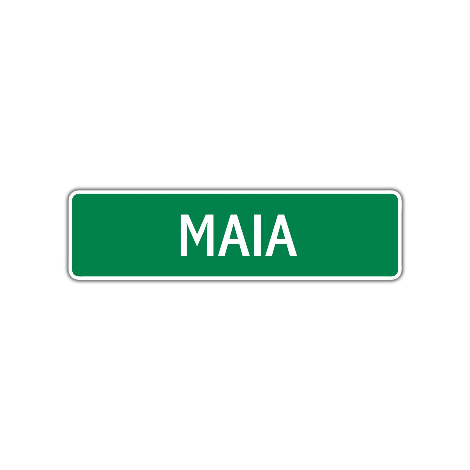 Maia Street Sign Plate