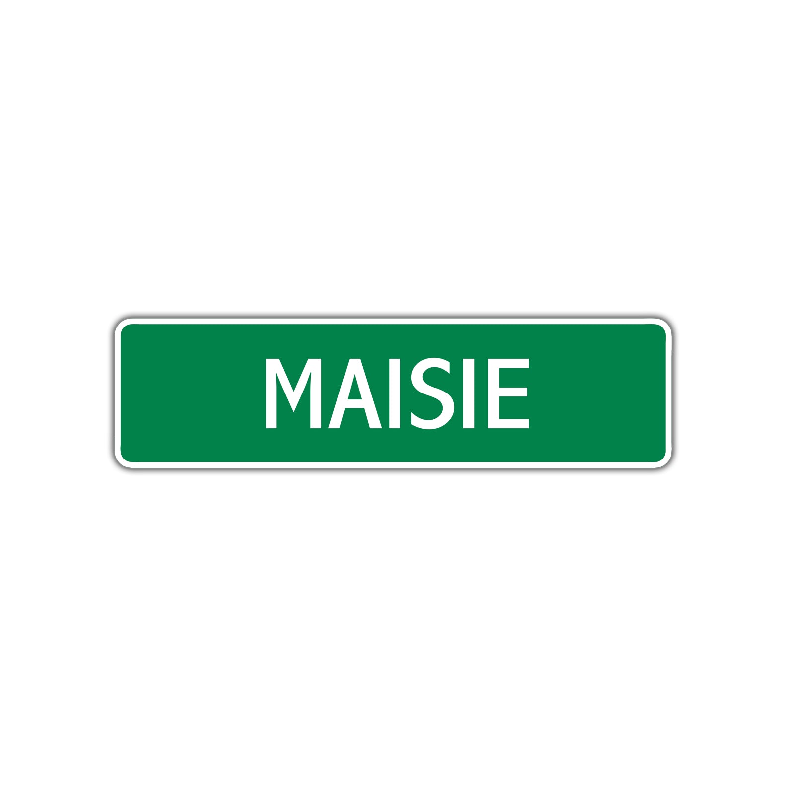 Maisie Street Sign Plate